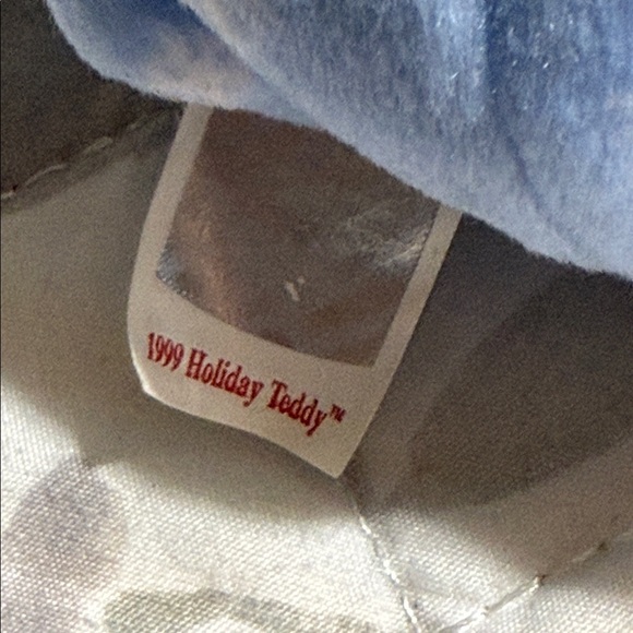 Blue Tie-Dye Teddy Bear with Scarf - Picture 5 of 6